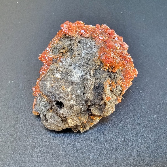 Arizona Vanadinite Rock | Red Crystals | La Paz County | Arizona | Raw Stone - Picture 4 of 8